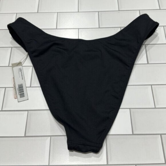 NWT Everlane Women's Black The High Rise French Cheeky Bikini Bottom Size XS - Picture 6 of 6